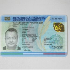 Get Real Registered Italian Identification Card