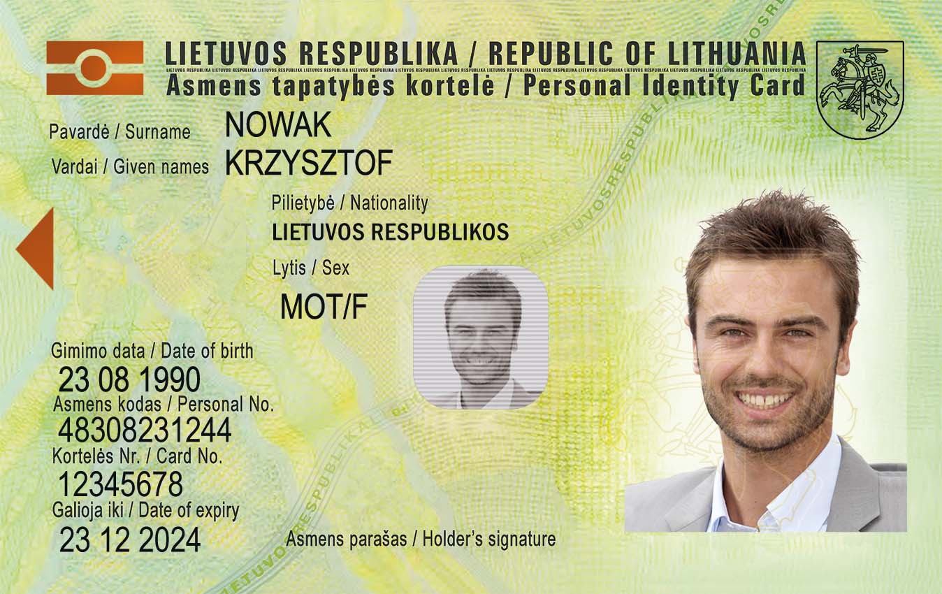 Get Lithuanian Identity Card | Gauti Lietuvos asmens tapatybės kortelę