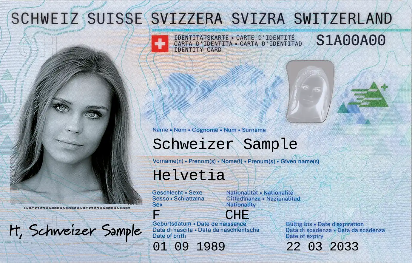 Get swiss identity card | Schweizer Identitätskarte online erhalten