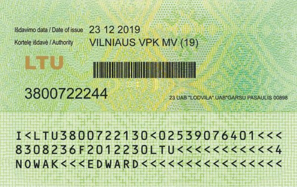 Get Lithuanian Identity Card | Gauti Lietuvos asmens tapatybės kortelę